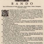 Bando CosimoIII 1716