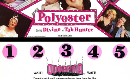 "È un film puzzesco!” "Odorama Card" per il film "Polyester" di John Waters (1981)