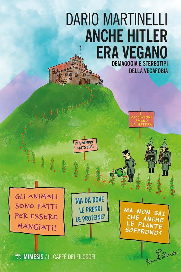 La copertina di "Anche Hitler era vegano", di Dario Martinelli